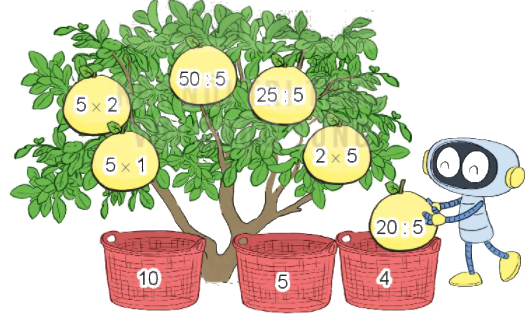 Toán lớp 3 trang 14 - Ôn tập bảng nhân 2; 5, bảng chia 2; 5 - SGK Kết nối tri thức 6 1