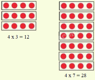 Toán lớp 3 trang 19 - Bảng nhân 4 - SGK Cánh diều 3 3