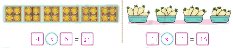 Toán lớp 3 trang 19 - Bảng nhân 4 - SGK Cánh diều 6