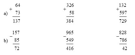 Toán lớp 3 trang 24 - Luyện tập chung - SGK Kết nối tri thức 1 2
