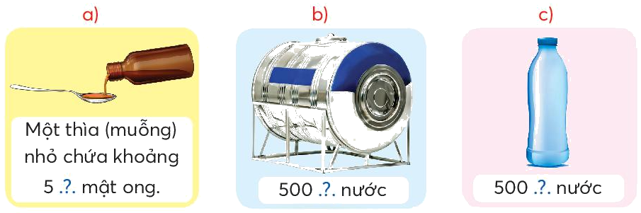 Toán lớp 3 trang 24 - Mi-li-lít - SGK Chân trời sáng tạo 4 1