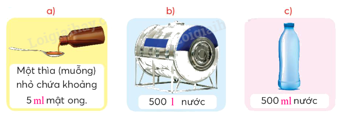 Toán lớp 3 trang 24 - Mi-li-lít - SGK Chân trời sáng tạo 4 2
