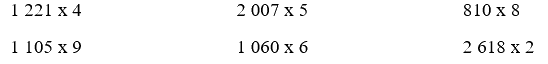 Toán lớp 3 trang 26 - Nhân số có bốn chữ số với số có một chữ số - SGK Chân trời sáng tạo 0 1