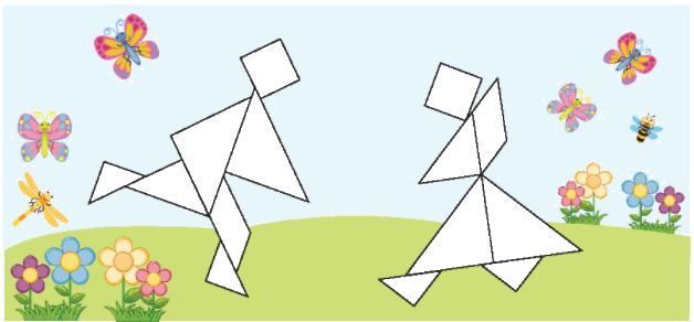 Toán lớp 3 trang 26 - Xếp hình - SGK Chân trời sáng tạo 4