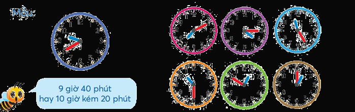 Toán lớp 3 trang 28 - Xem đồng hồ - SGK Chân trời sáng tạo 0 1