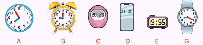 Toán lớp 3 trang 28 - Xem đồng hồ - SGK Chân trời sáng tạo 4 1