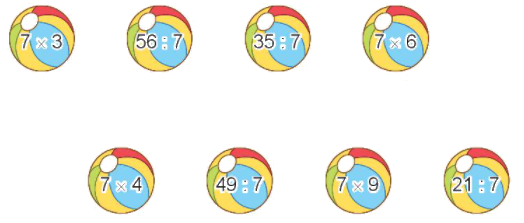 Toán lớp 3 trang 31 - Bảng nhân 7, bảng chia 7 - SGK Kết nối tri thức 3