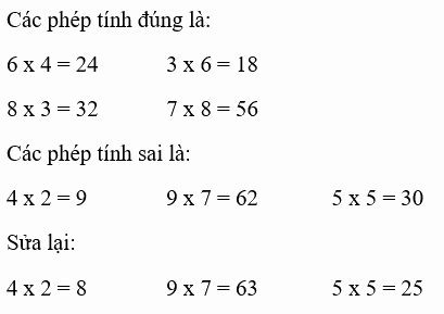 Toán lớp 3 trang 32 - Luyện tập (tiếp theo) - SGK Cánh diều 2 2