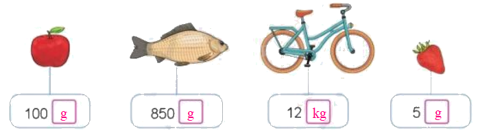 Toán lớp 3 trang 34 - Gam - SGK Cánh diều 3 2