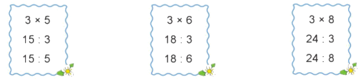 Toán lớp 3 trang 38 - Bảng chia 3 - SGK Cánh diều 3