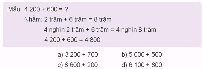 Toán lớp 3 trang 39 - Phép cộng trong phạm vi 10 000 - SGK Kết nối tri thức 4 1