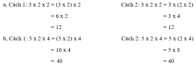 Toán lớp 3 trang 44 - Bảng nhân 4 - SGK Chân trời sáng tạo 8