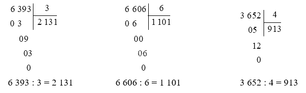 Toán lớp 3 trang 48 - Chia số có bốn chữ số cho số có một chữ số - SGK Kết nối tri thức 0 2