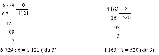 Toán lớp 3 trang 48 - Chia số có bốn chữ số cho số có một chữ số - SGK Kết nối tri thức 3 3