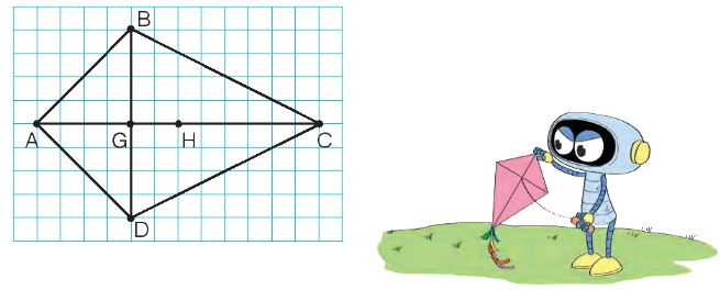 Toán lớp 3 trang 50 - Điểm ở giữa, trung điểm của đoạn thẳng - SGK Kết nối tri thức 2 1