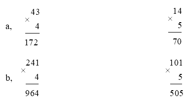 Toán lớp 3 trang 51 - Nhân với số có một chữ số trong phạm vi 1 000 (tiếp theo) - SGK Chân trời sáng tạo 0 2