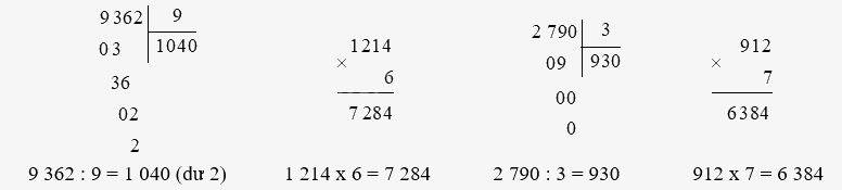 Toán lớp 3 trang 52 - Luyện tập chung - SGK Kết nối tri thức 6