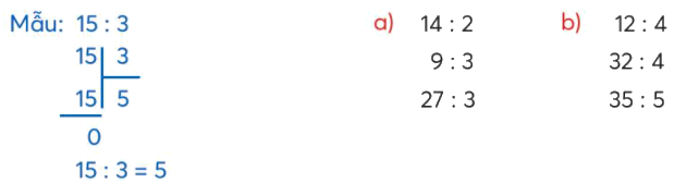 Toán lớp 3 trang 53 - Phép chia hết và phép chia có dư - SGK Chân trời sáng tạo 3