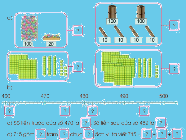 Toán lớp 3 trang 6 - Ôn tập về các số trong phạm vi 1000 - SGK Cánh diều 0 1