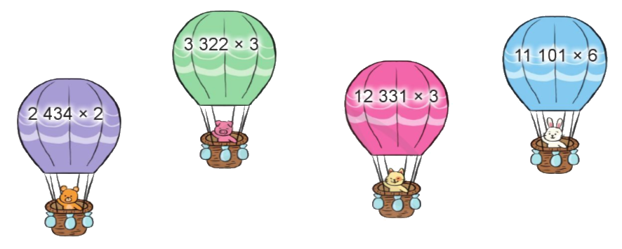 Toán lớp 3 trang 60 - Nhân với số có một chữ số (không nhớ) - SGK Cánh diều 1 1