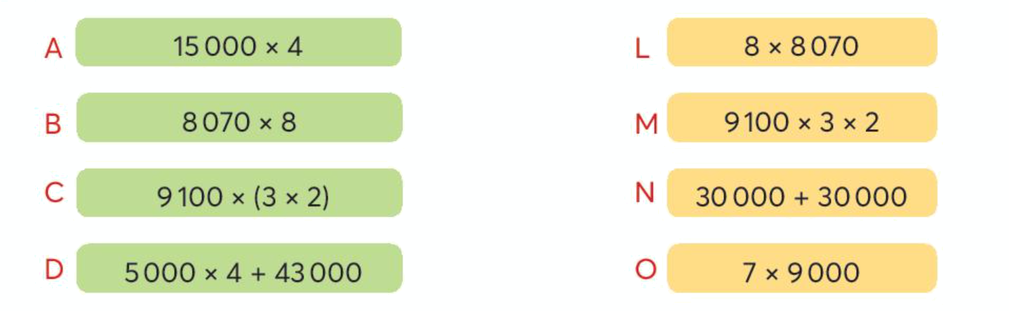 Toán lớp 3 trang 63 - Nhân số có năm chữ số với số có một chữ số - SGK Chân trời sáng tạo 2 1