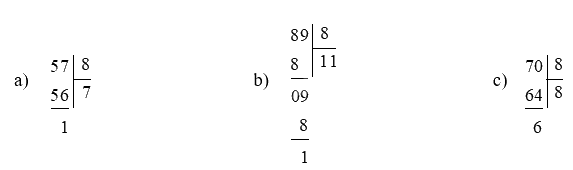 Toán lớp 3 trang 65 - Bảng chia 8 - SGK Chân trời sáng tạo 3