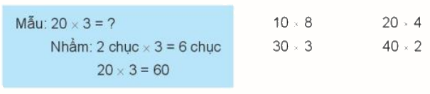 Toán lớp 3 trang 67 - Nhân số có hai chữ số với số có một chữ số - SGK Kết nối tri thức 1 1