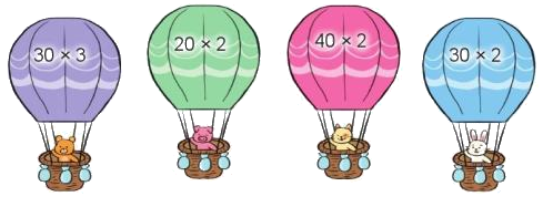 Toán lớp 3 trang 68 - Nhân số tròn chục với số có một chữ số - SGK Cánh diều 1