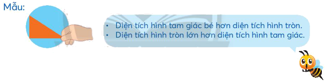 Toán lớp 3 trang 69 - Diện tích của một hình - SGK Chân trời sáng tạo 0 1