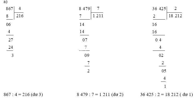 Toán lớp 3 trang 69 - Luyện tập - SGK Cánh diều 1 2