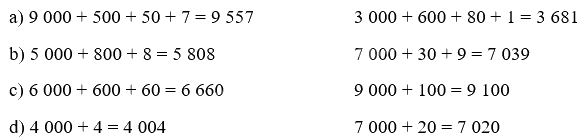 Toán lớp 3 trang 7 - Các số trong phạm vi 10 000 (tiếp theo) 4 3