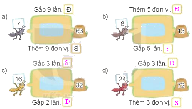 Toán lớp 3 trang 70 - Gấp một số lên một số lần - SGK Kết nối tri thức 4 2