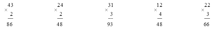 Toán lớp 3 trang 70 - Nhân với số có một chữ số (không nhớ) - SGK Cánh diều 4