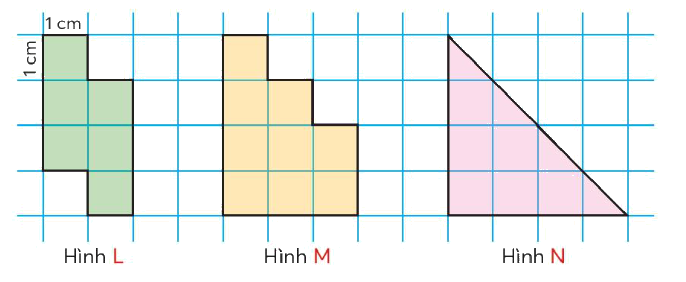 Toán lớp 3 trang 70 - Xăng-ti-mét vuông - SGK Chân trời sáng tạo 3