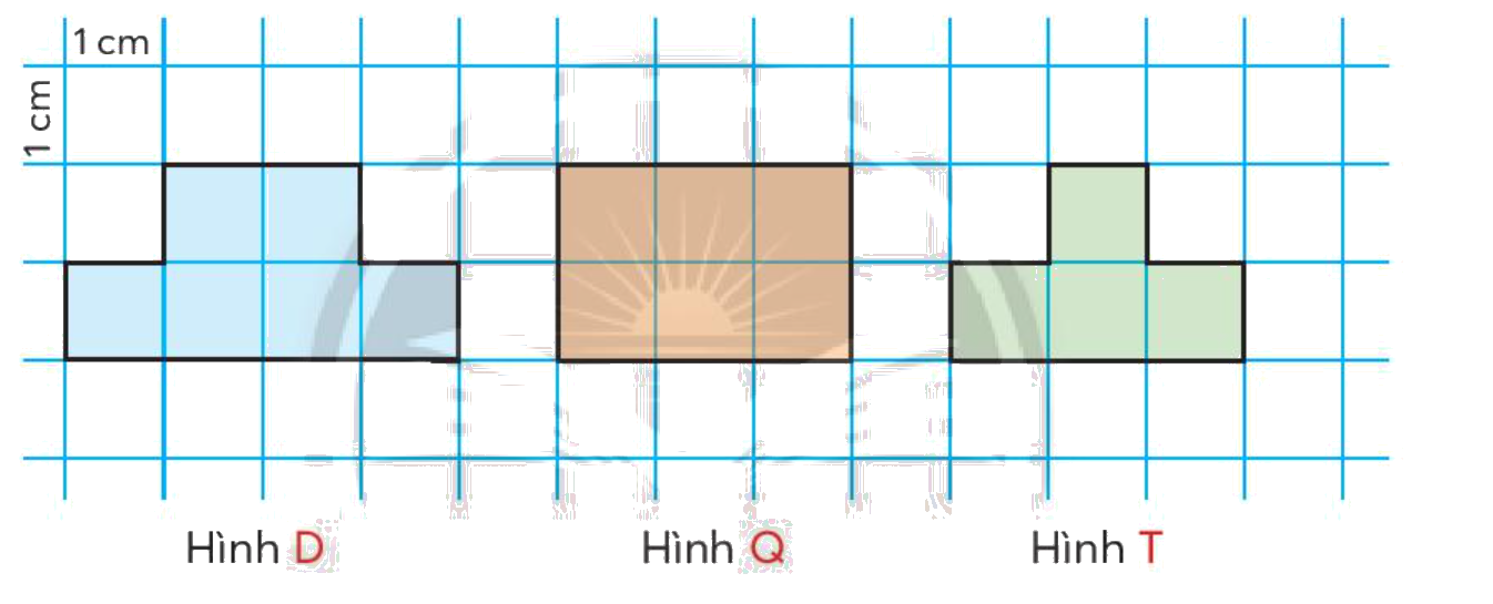 Toán lớp 3 trang 70 - Xăng-ti-mét vuông - SGK Chân trời sáng tạo 3 1