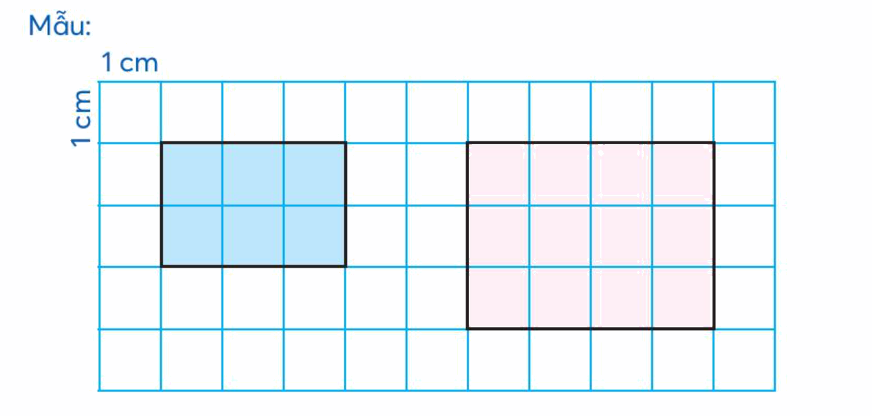 Toán lớp 3 trang 72 - Diện tích hình chữ nhật - SGK Chân trời sáng tạo 1