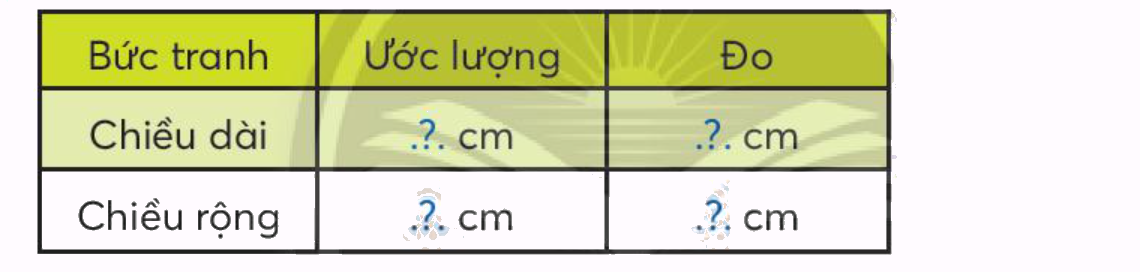 Toán lớp 3 trang 72 - Diện tích hình chữ nhật - SGK Chân trời sáng tạo 6