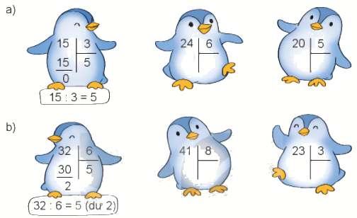 Toán lớp 3 trang 73 - Phép chia hết, phép chia có dư - SGK Kết nối tri thức 0 1