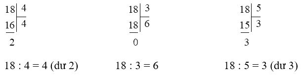 Toán lớp 3 trang 73 - Phép chia hết, phép chia có dư - SGK Kết nối tri thức 4