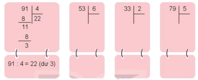 Toán lớp 3 trang 75 - Chia số có hai chữ số cho số có một chữ số - SGK Kết nối tri thức 6