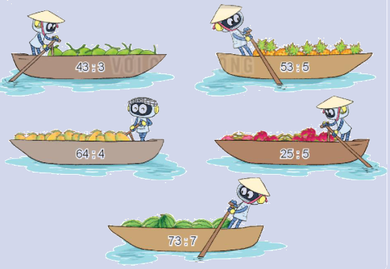 Toán lớp 3 trang 75 - Chia số có hai chữ số cho số có một chữ số - SGK Kết nối tri thức 9