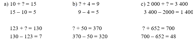 Toán lớp 3 trang 76 - Tìm thành phần chưa biết của phép tính - SGK Cánh diều 2