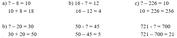 Toán lớp 3 trang 76 - Tìm thành phần chưa biết của phép tính - SGK Cánh diều 2 2
