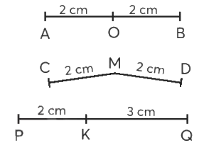 Toán lớp 3 trang 77 - Điểm ở giữa, trung điểm của đoạn thẳng - SGK Chân trời sáng tạo 4