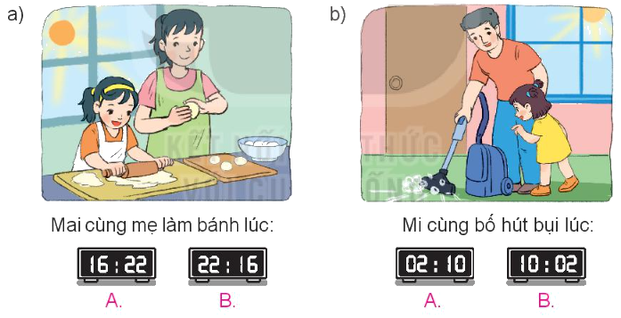 Toán lớp 3 trang 77 - Xem đồng hồ. Tháng - năm - SGK Kết nối tri thức 2 1