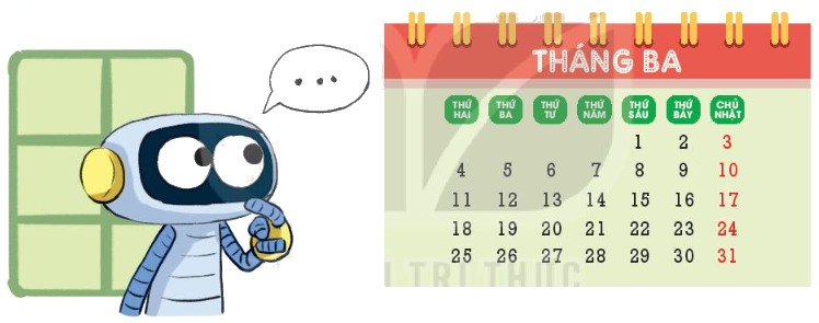 Toán lớp 3 trang 77 - Xem đồng hồ. Tháng - năm - SGK Kết nối tri thức 5 1