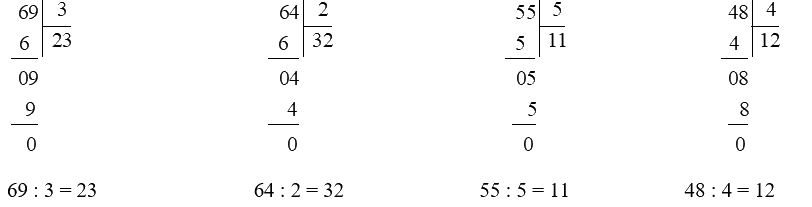 Toán lớp 3 trang 78 - Chia cho số có một chữ số - SGK Cánh diều 1 2
