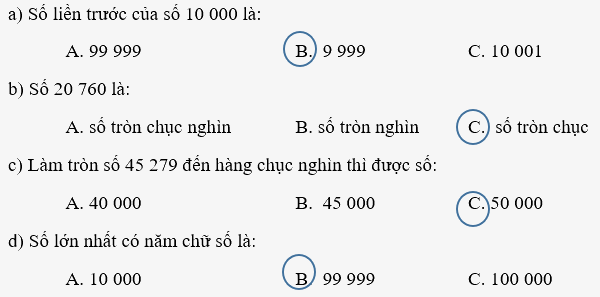 Toán lớp 3 trang 78 - Ôn tập các số trong phạm vi 100 000 - SGK Chân trời sáng tạo 4 2