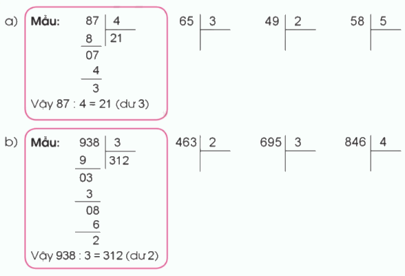 Toán lớp 3 trang 79 - Luyện tập - SGK Cánh diều 2 1