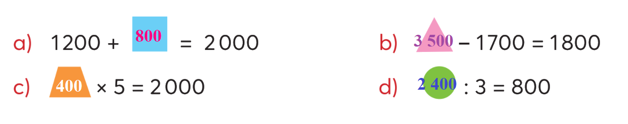 Toán lớp 3 trang 80 - Ôn tập các phép tính - SGK chân trời sáng tạo 2 2